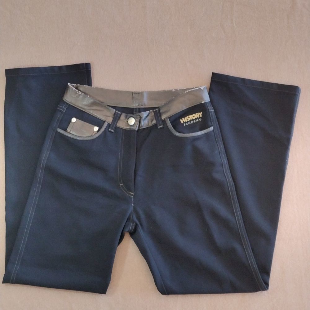 History Iceberg Wool Stretchy Vintage Pants
